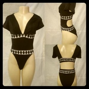 Cut out body suit/swimsuit